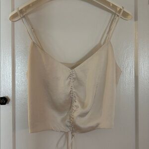 Wilfred Cream Satin Top